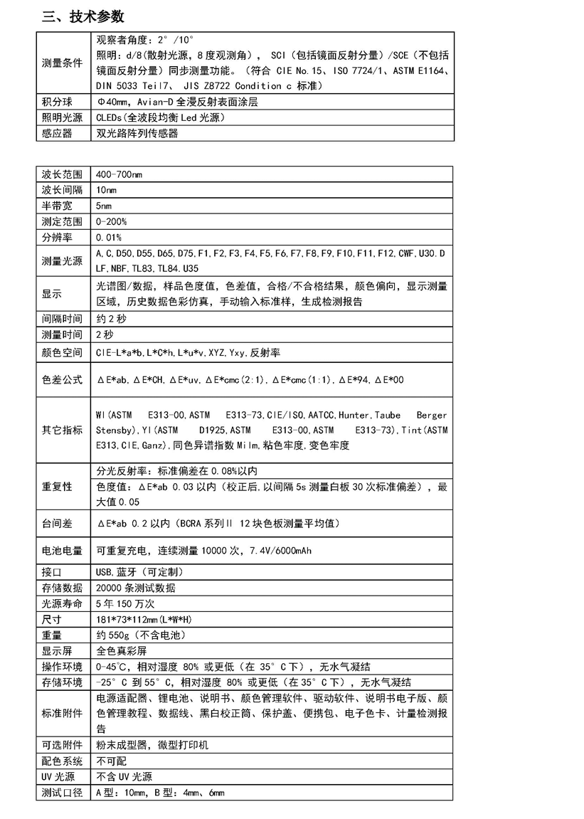 色差仪CS580